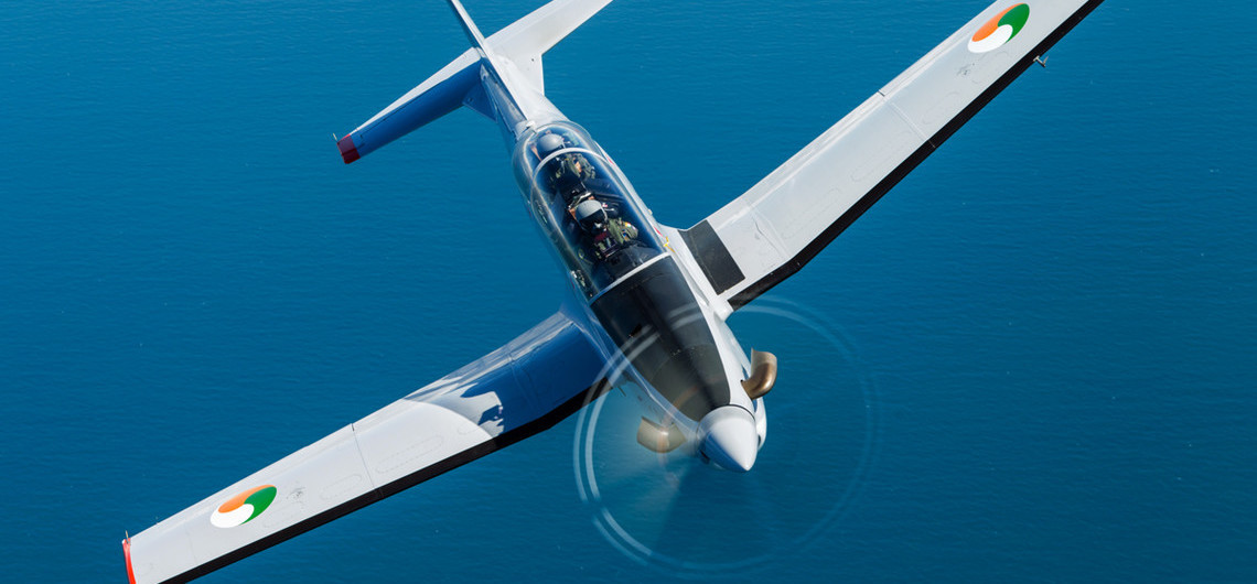 Irish Air Corps Pilatus PC-9M Air to Air