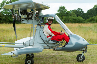 Aviatika MAI-89 EI-FEP with Guy Westgate at the controls