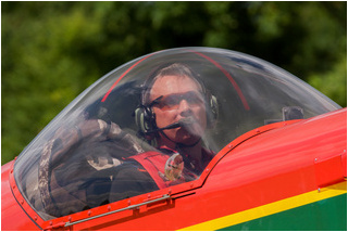 CAP 231 G-CPII, flown by Eddie Goggins, arrives at Brittas