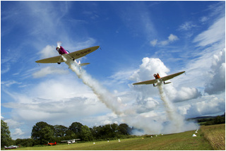 Twisters depart for their display at Foynes