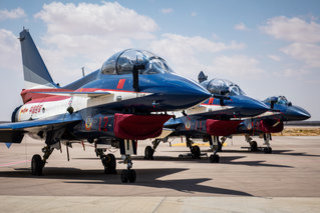 PLAAF BaYi Display Team Chengdu J-10S 12 IM1 3325