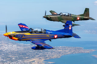3 - Austrian AF Pilatus PC-7s IM1 1528 3H-FC