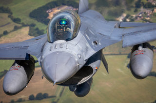 Belgian Air Force General Dynamics F-16BM Fighting Falcon FB-17 IM2 3538