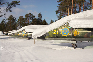 Saab SH37 Viggen 37927 at Lulea