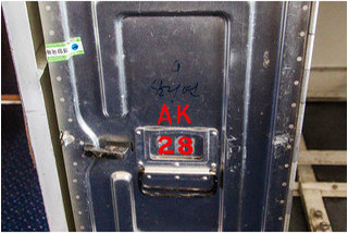 Air Koryo Ilyushin Il-18D P-835 galley detail