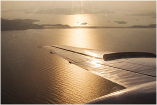 Air Koryo Tupolev Tu-134B-3 P-813 window view