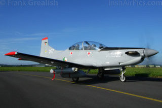 Irish Air Corps Pilatus PC-9M Air Firing 2008