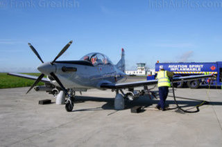 Irish Air Corps Pilatus PC-9M Air Firing 2008