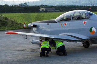 Irish Air Corps Pilatus PC-9M Air Firing 2008