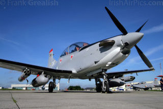 Irish Air Corps Pilatus PC-9M Air Firing 2008