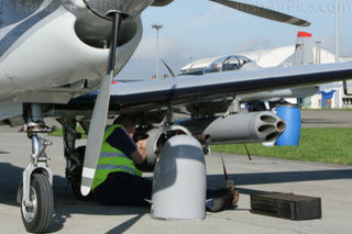 Irish Air Corps Pilatus PC-9M Air Firing 2008