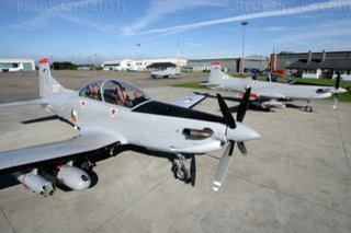 Irish Air Corps Pilatus PC-9M Air Firing 2008