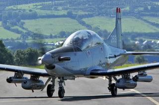 Irish Air Corps Pilatus PC-9M Air Firing 2008