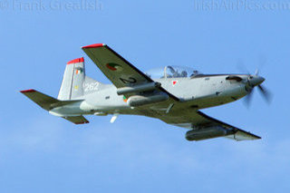 Irish Air Corps Pilatus PC-9M Air Firing 2008
