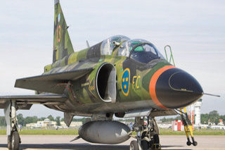 Saab SK37E Viggen, 37813, Swedish Air Force