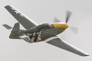 North American P-51D Mustang, G-BTCD, Old Flying Machine Company