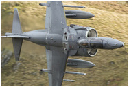 Mach Loop, Wales - Harrier GR9 goes through Cad West