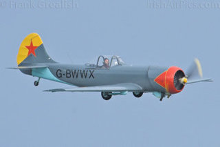 Yakovlev Yak-50, G-BWWX, Dave McCoy